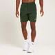 MP Men's Linear Mark Graphic Training Shorts - Dark Green