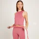 MP Women's Linear Mark Training Crop Top - Frosted Berry