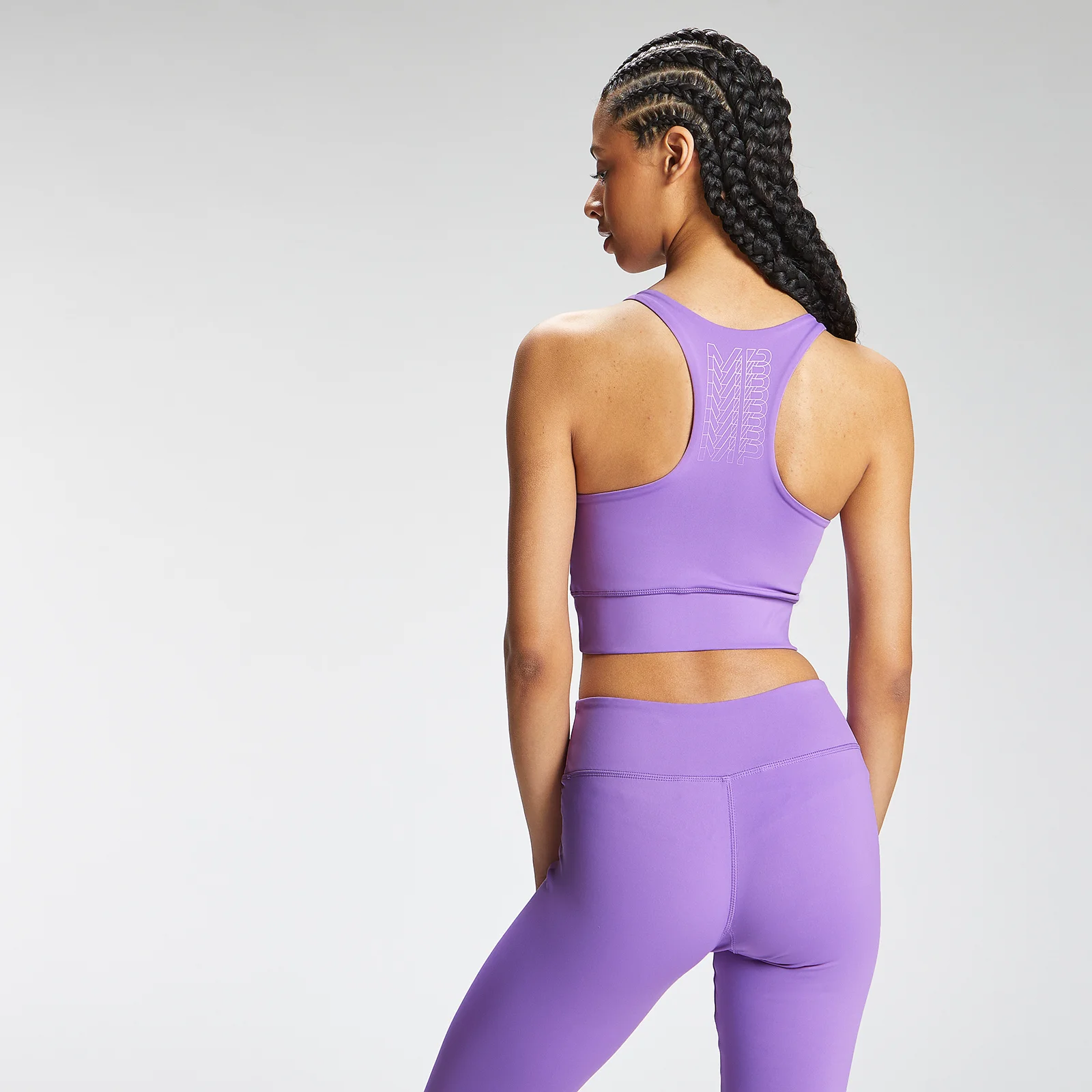 MP Women's Repeat MP Training Racerback Bra - Deep Lilac - XXS Image 1