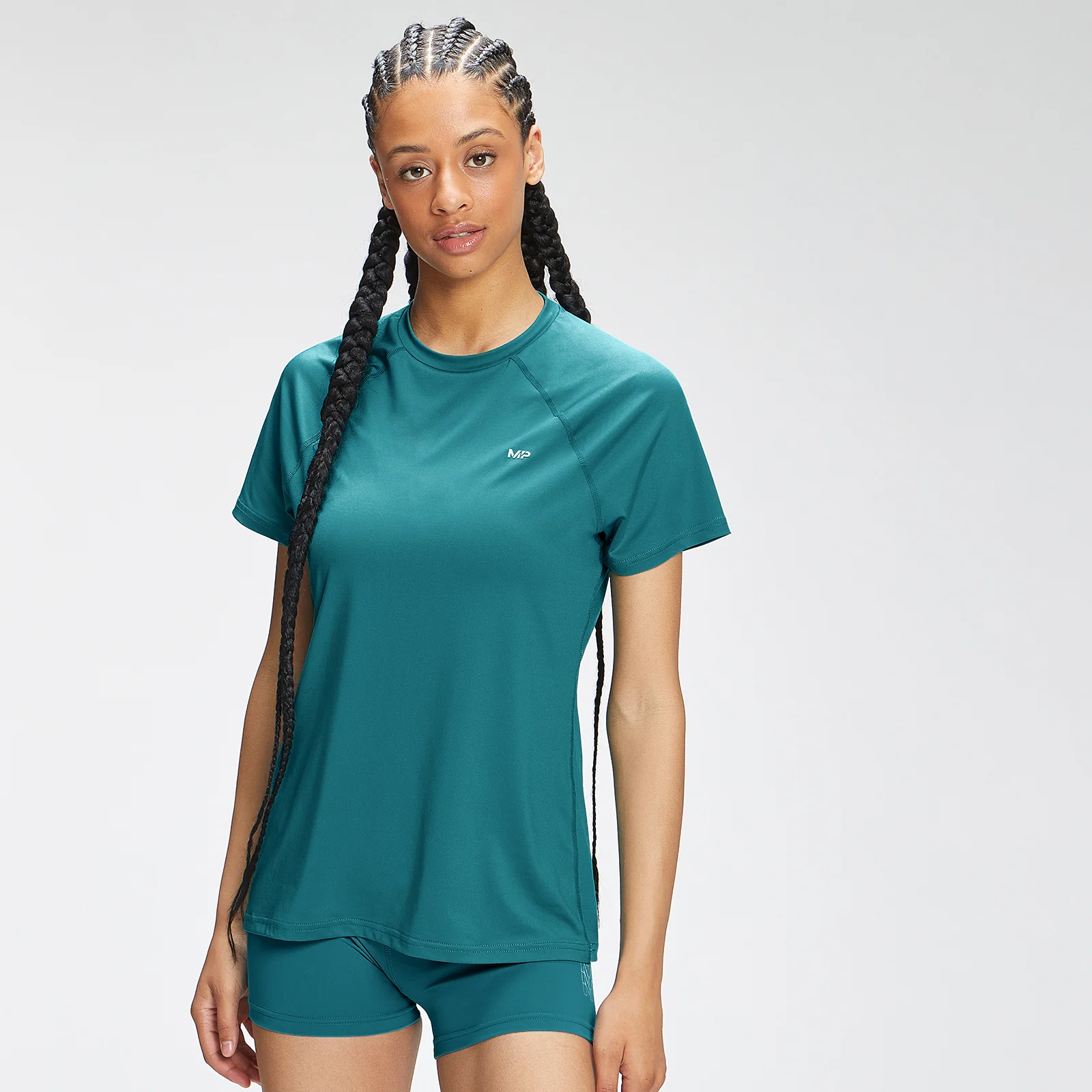 MP Women's Repeat MP Training T-Shirt - Teal - XXS Image 1