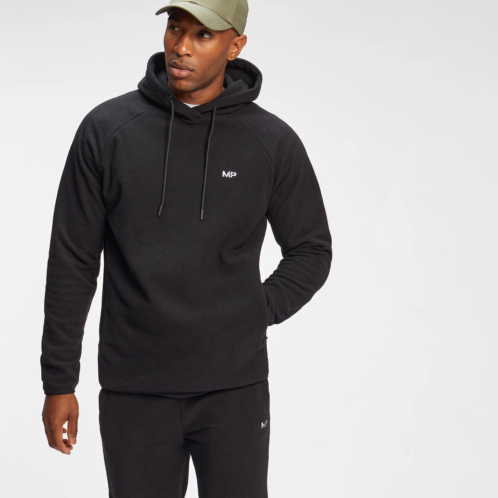 MP Men's Rest Day Fleece Pullover - Black - S Image 1