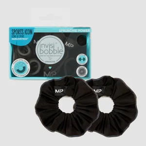 MP X Invisibobble® Reflective Power Sprunchie – Black - 2 PACK - Colour Black