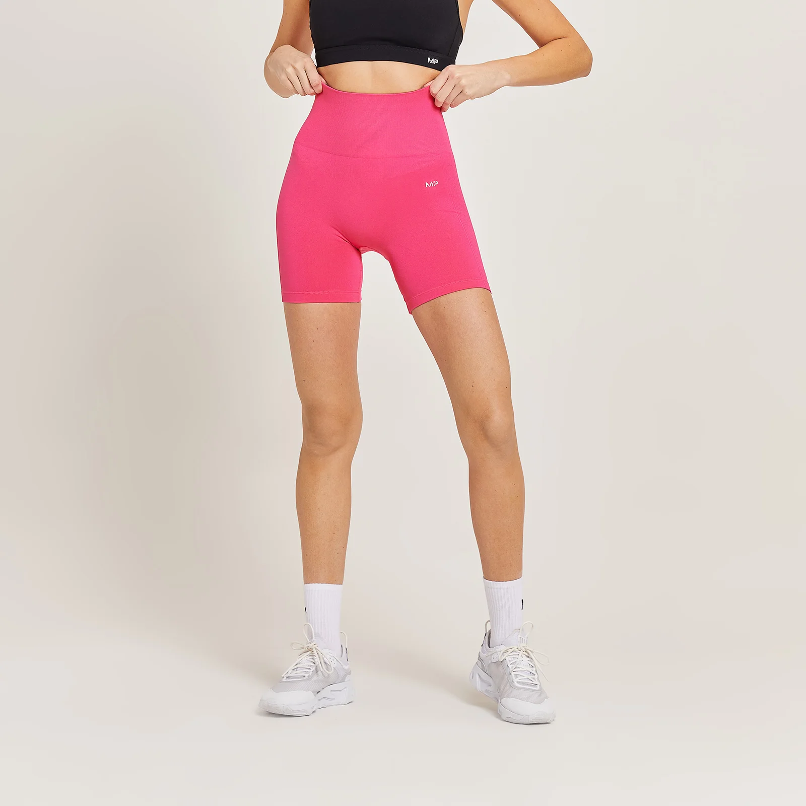 MP Women's Shape Seamless Cycling Shorts - Magenta - XXS Image 1
