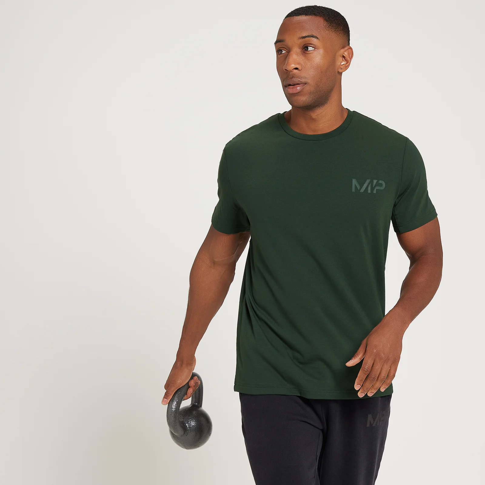 MP Men's Adapt Drirelease Short Sleeve T-Shirt - Dark Green - XXS Image 1