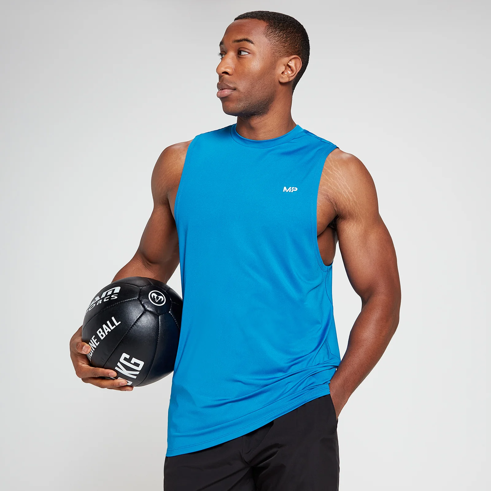 MP Men's Training Tank Top - True Blue - M Image 1