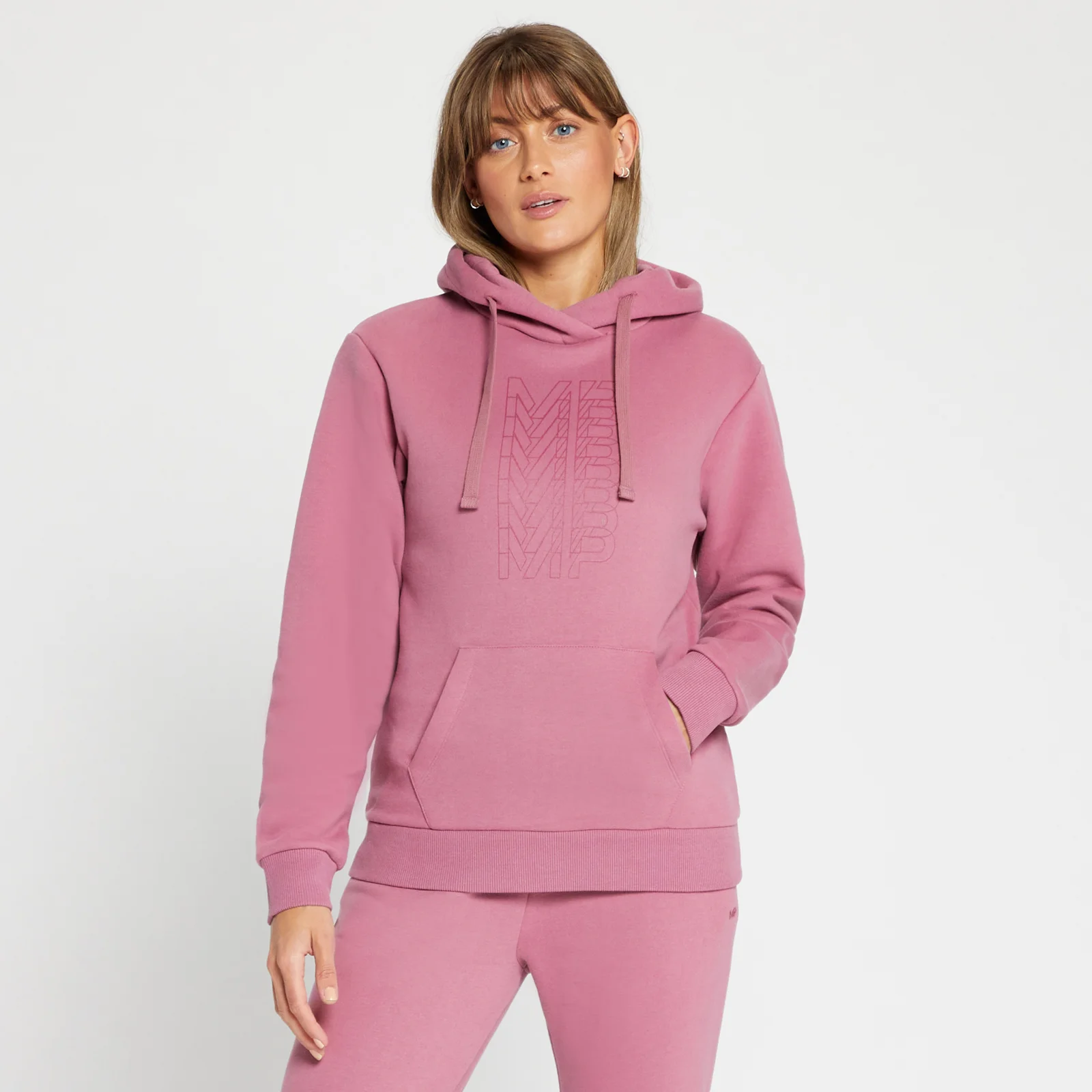 MP Women's Repeat MP Hoodie - Mauve - XXS Image 1