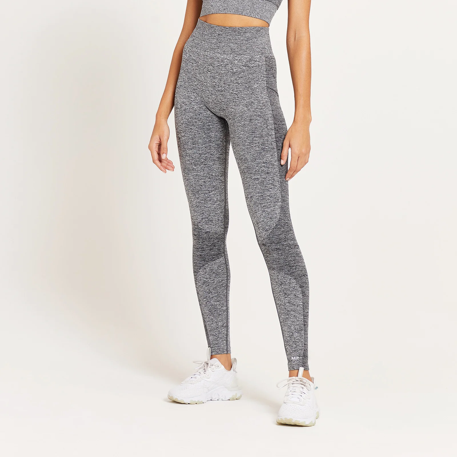 MP Women's Curve High Waisted Leggings - Grey Marl - XS Image 1