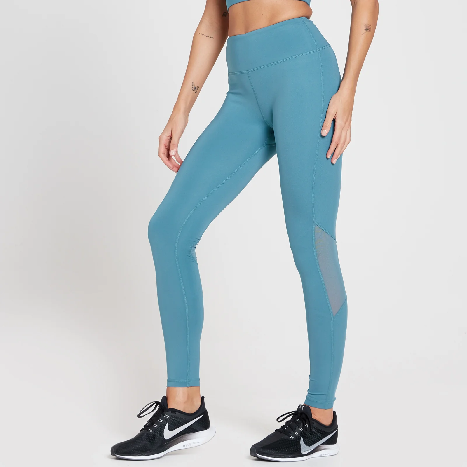 MP Women's Velocity Leggings - Stone Blue - XXS Image 1