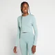MP Women's Rest Day Body Fit Long Sleeve Crop T-Shirt - Ice Blue
