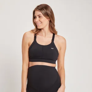 MP Women's Maternity/ Nursing Sports Bra - Black - Size S