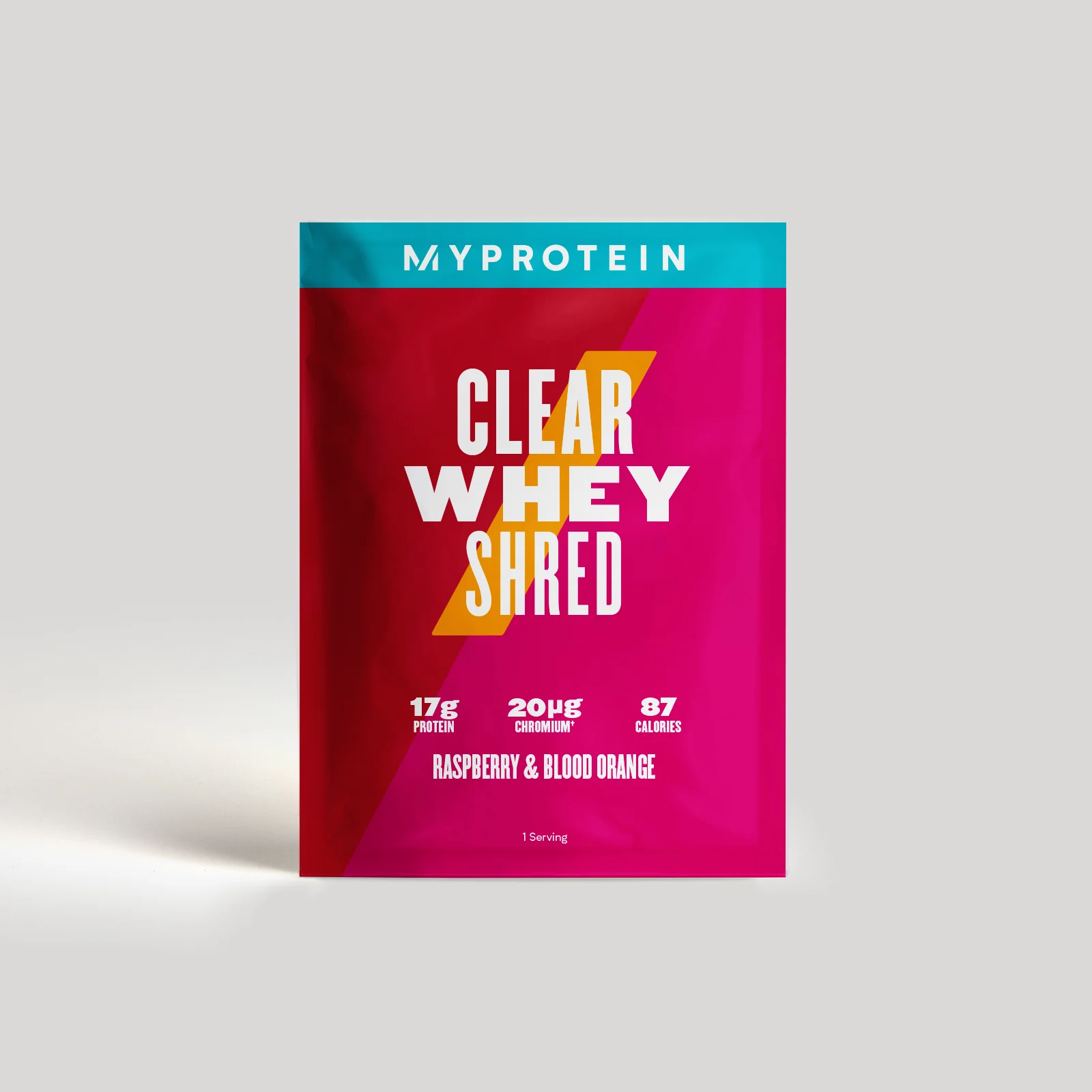 Clear Whey Shred (Sample) - 1servings - Raspberry & Blood Orange Image 1