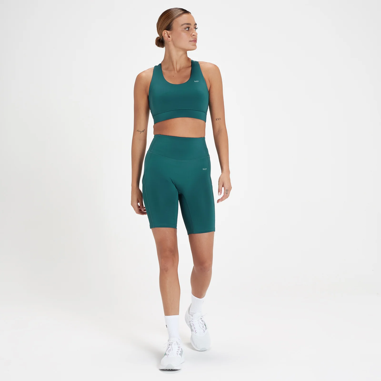 MP Women's Tempo Cycling Shorts - Deep Marine Blue - XXS Image 1