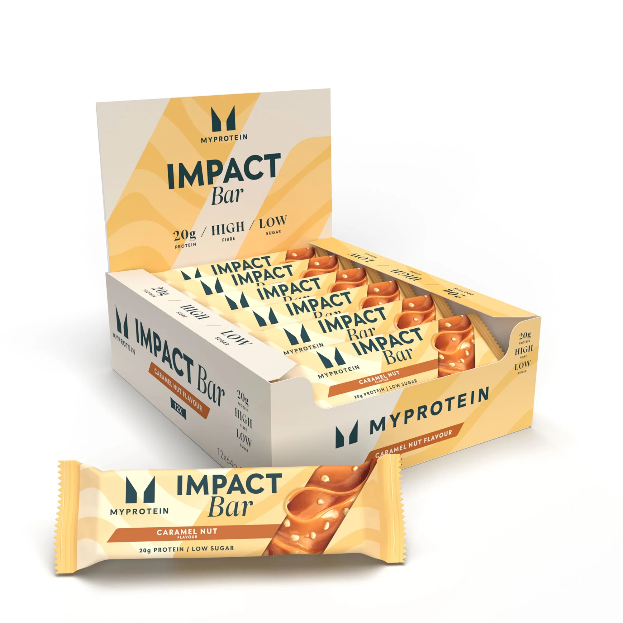 Impact Protein Bar - Caramel Nut - 2 x 6Bars Image 1
