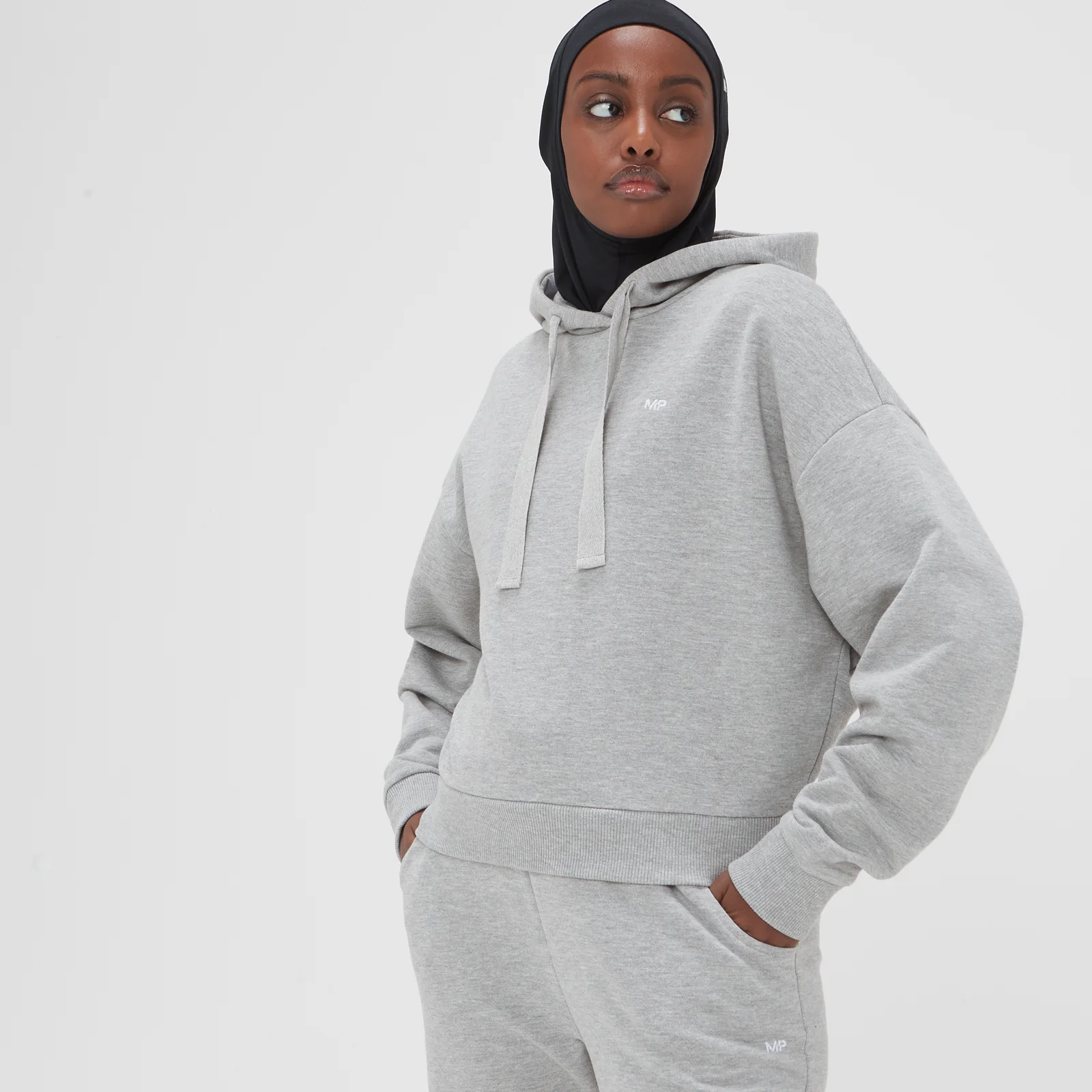 MP Women's Composure Hoodie - Grey Marl - XXS Image 1