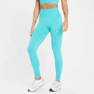 MP Women's Tempo Tonal Seamless Leggings - Bright Turquoise - Size XXS