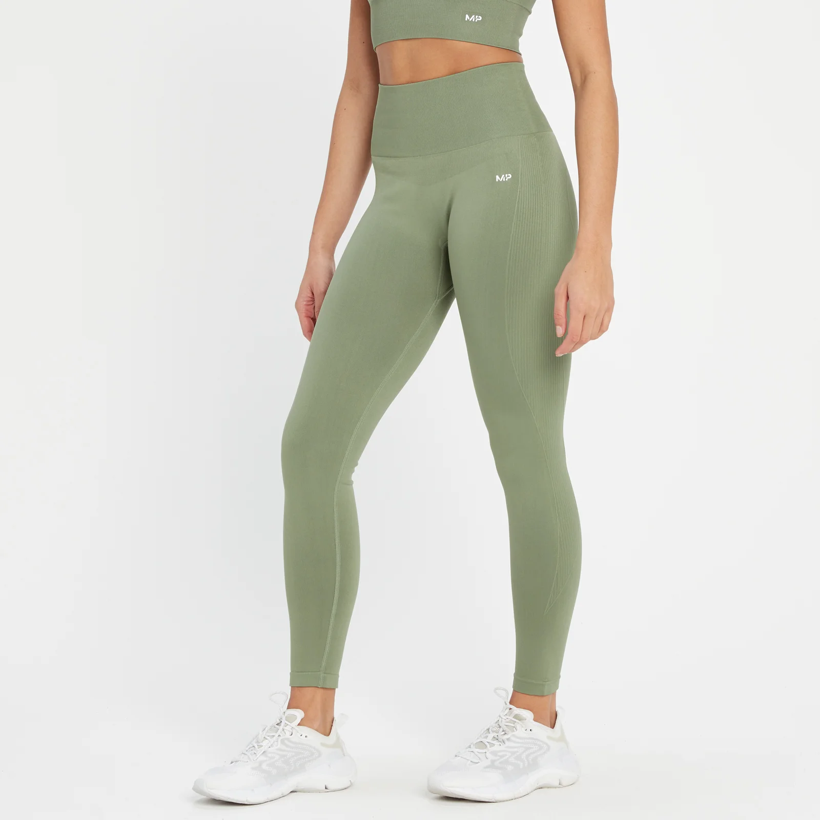 MP Women's Shape Seamless Leggings - Washed Jade - XXS Image 1
