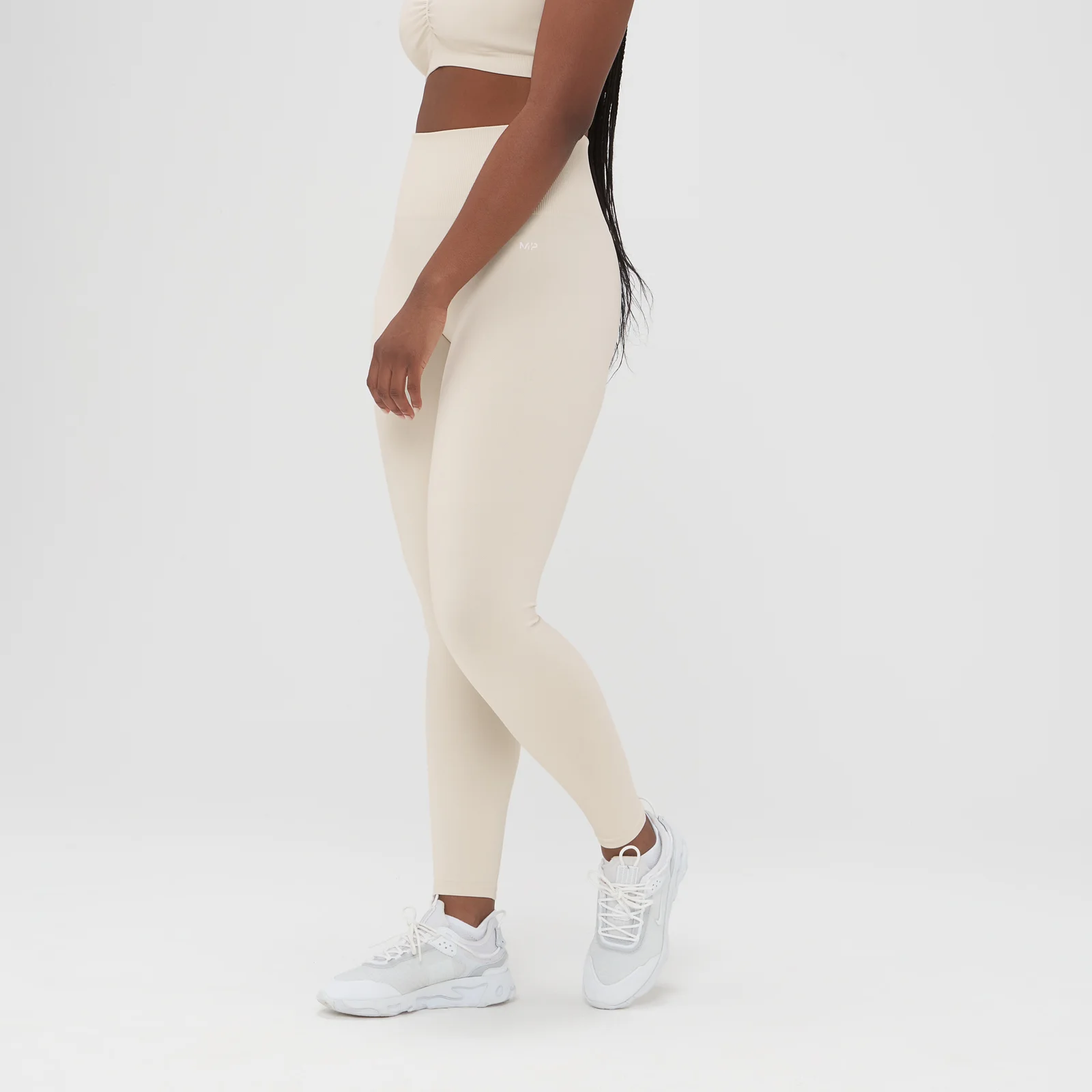 MP Women's Washed Seamless Leggings - Ecru - XS Image 1