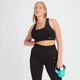 MP Women's Tempo Rib Seamless Bra - Black