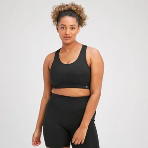 MP Women's Tempo Animal Print Sports Bra - Black - Size S