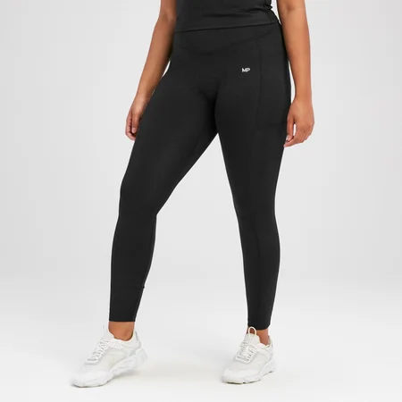 MP Women's Tempo Animal Print Leggings - Black