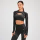 MP Women's Tempo Ultra Seamless Long Sleeve Crop Top - Black
