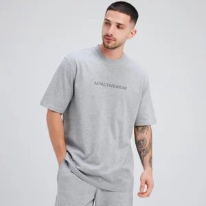 MP Men's Rest Day Oversized T-Shirt - Storm Marl - Size S