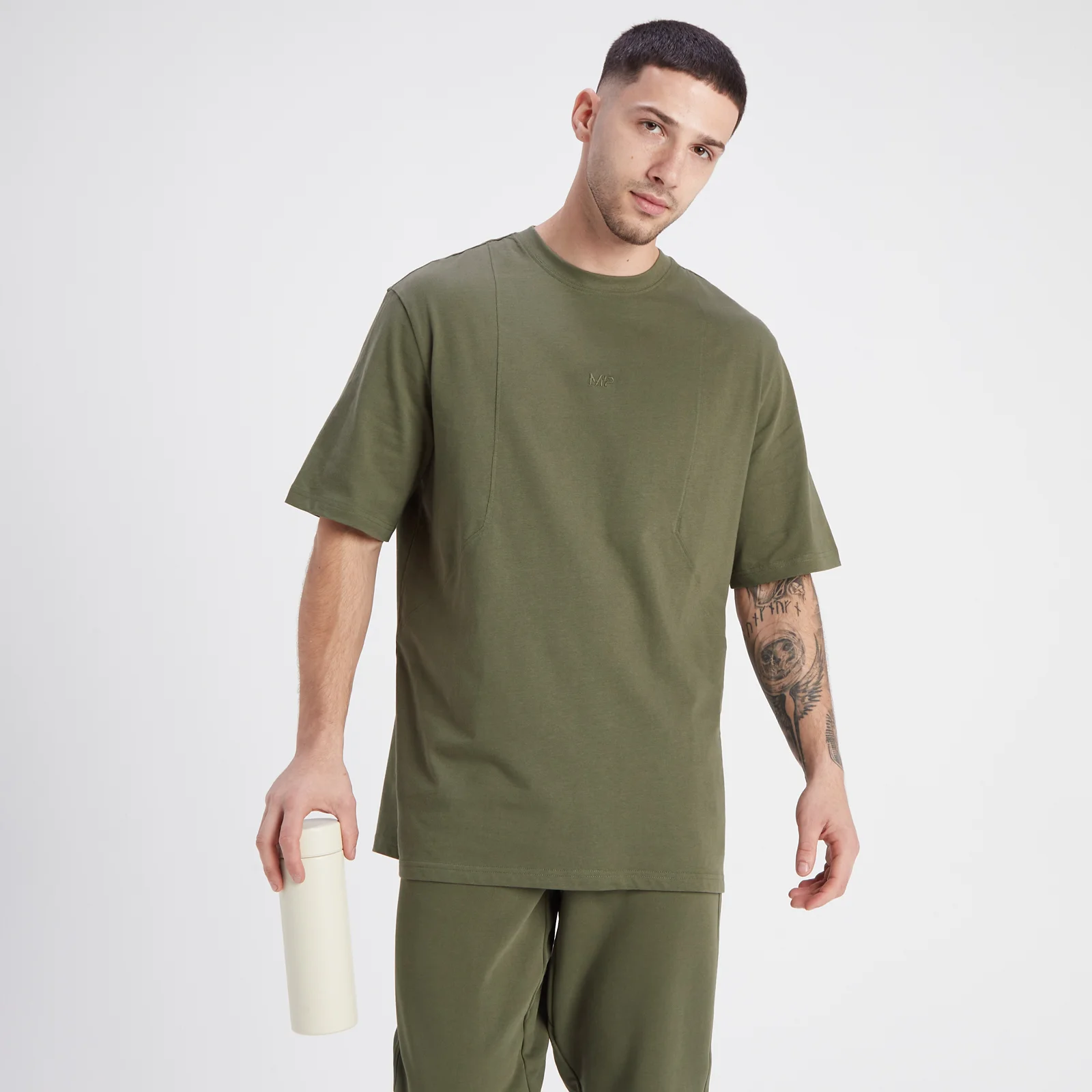 MP Men's Adapt Oversized T-Shirt - Olive - S Image 1
