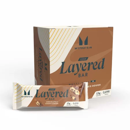 Lean Layered Bar - Chocolate and Cookie Dough