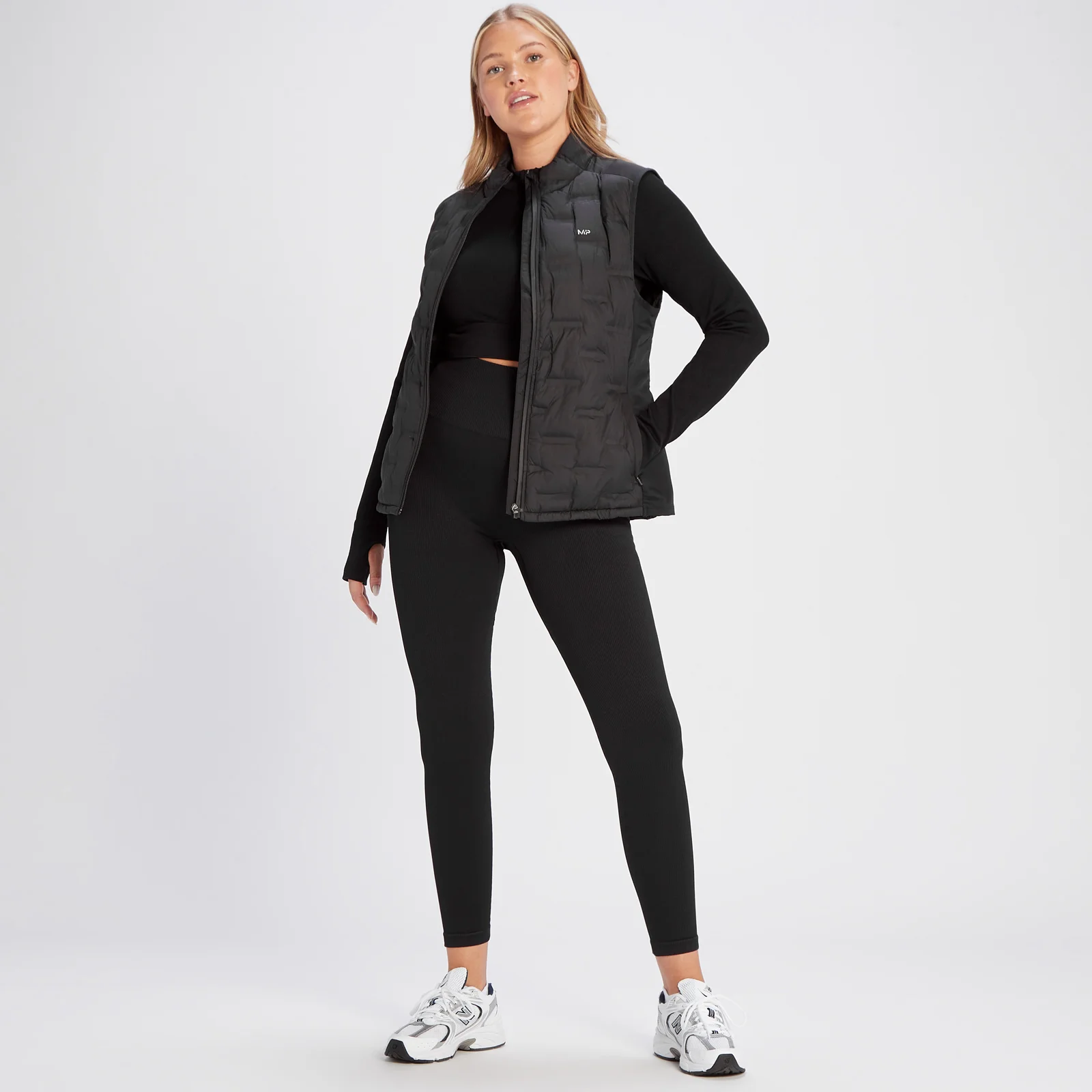 MP Women's Velocity Ultra Padded Gilet - Black - XXS Image 1