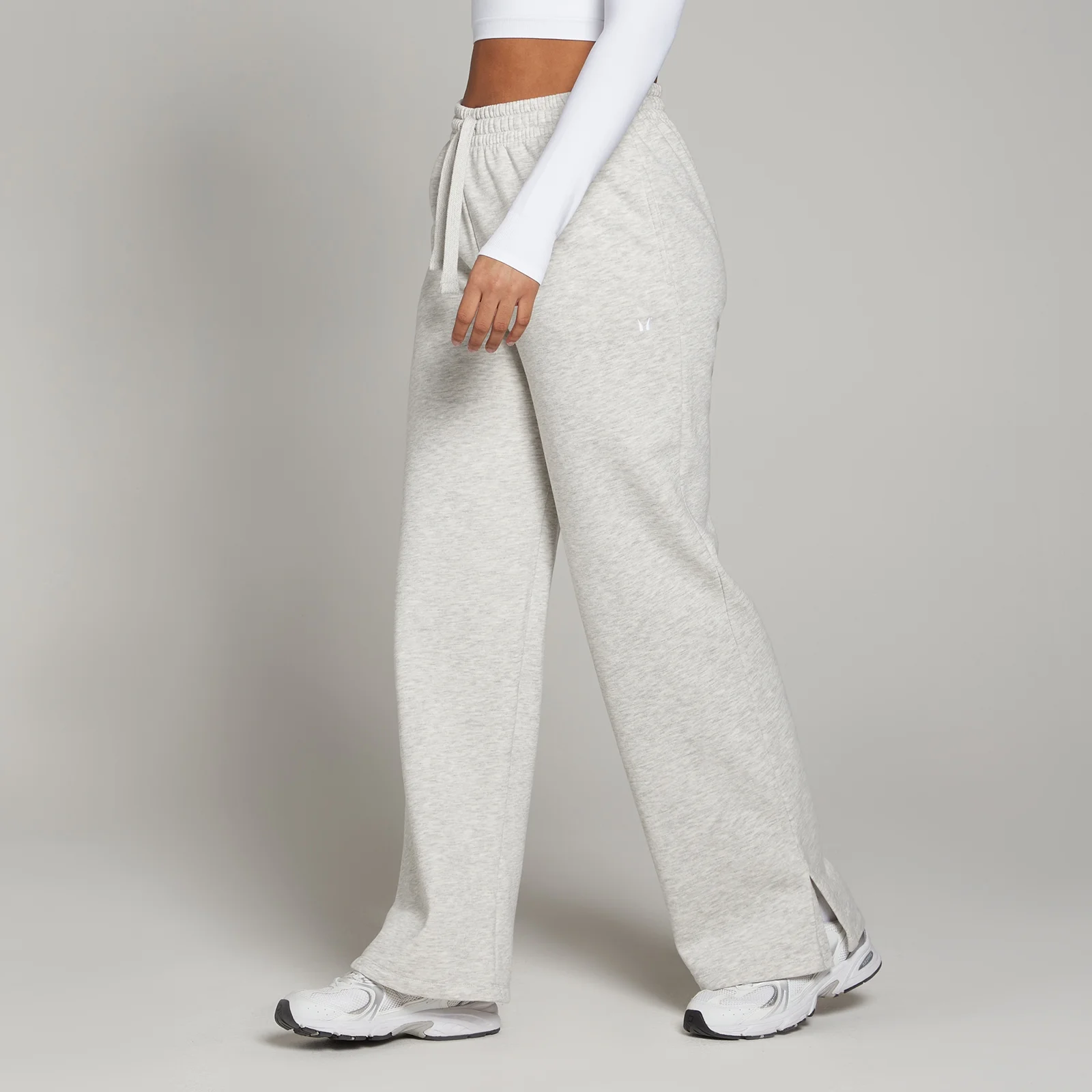 MP Women's Basics Straight Leg Joggers - Light Grey Marl - XS Image 1