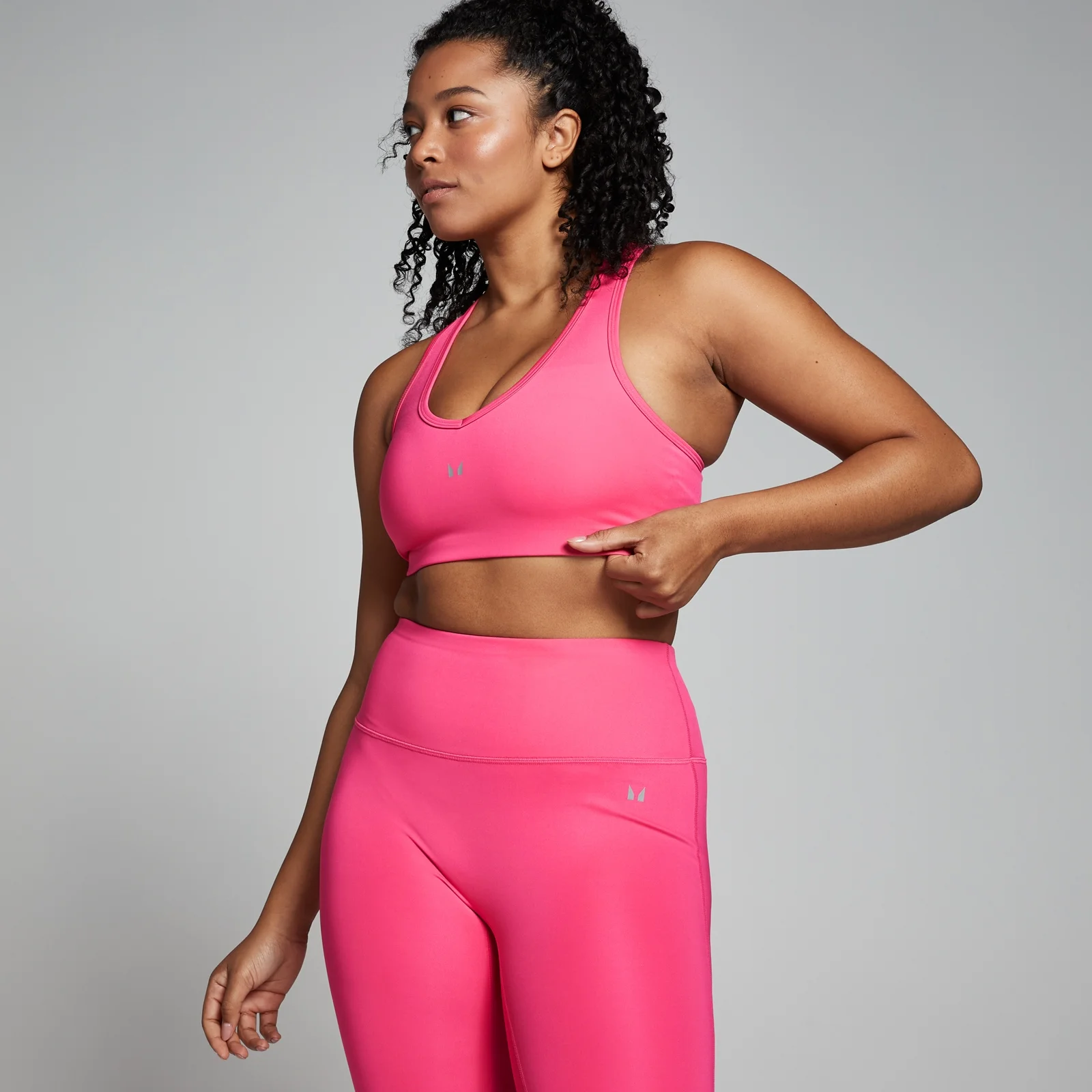 MP Women's Velocity Sports Bra - Hot Pink - XS Image 1