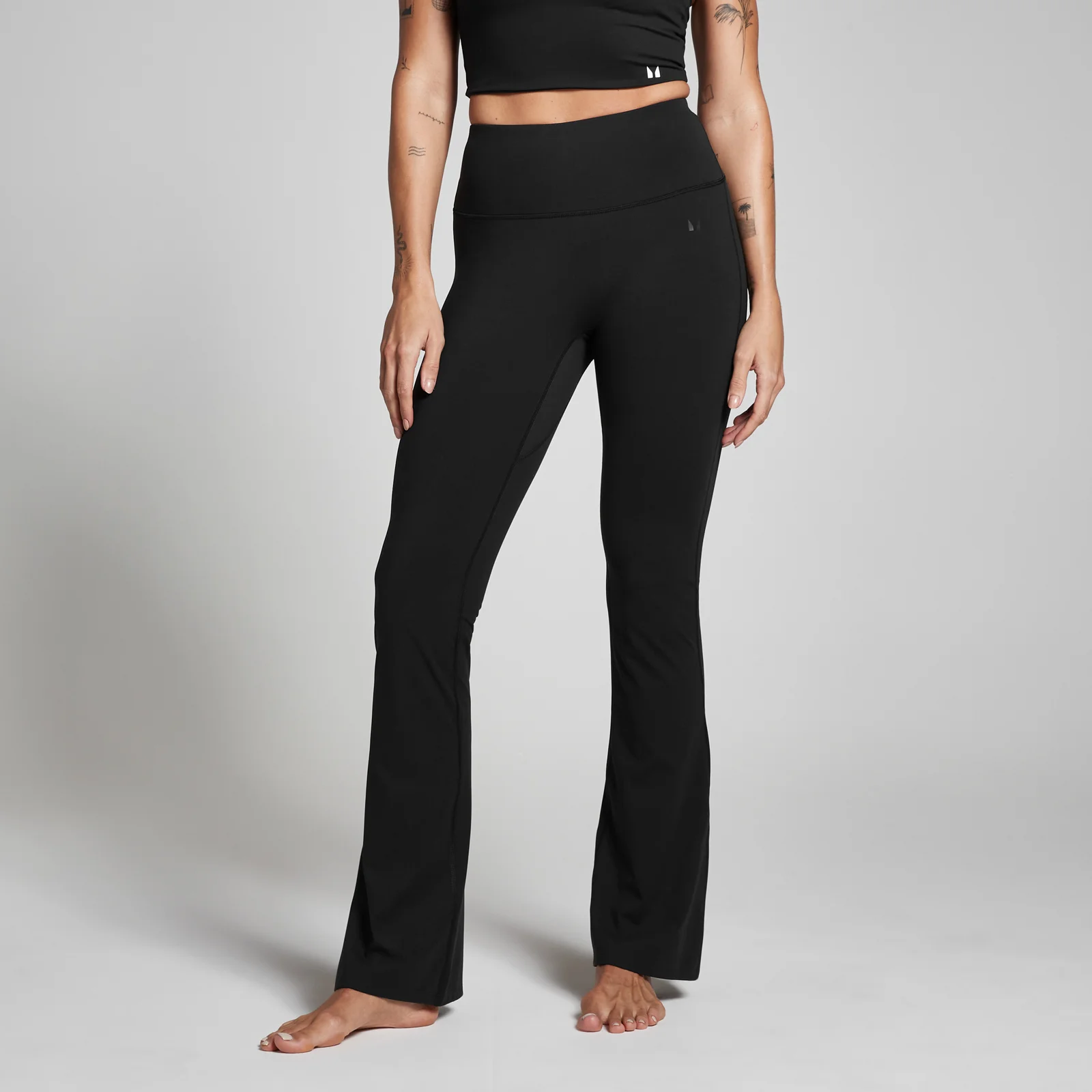 MP Women's Tempo Flared Leggings - Black - L Image 1