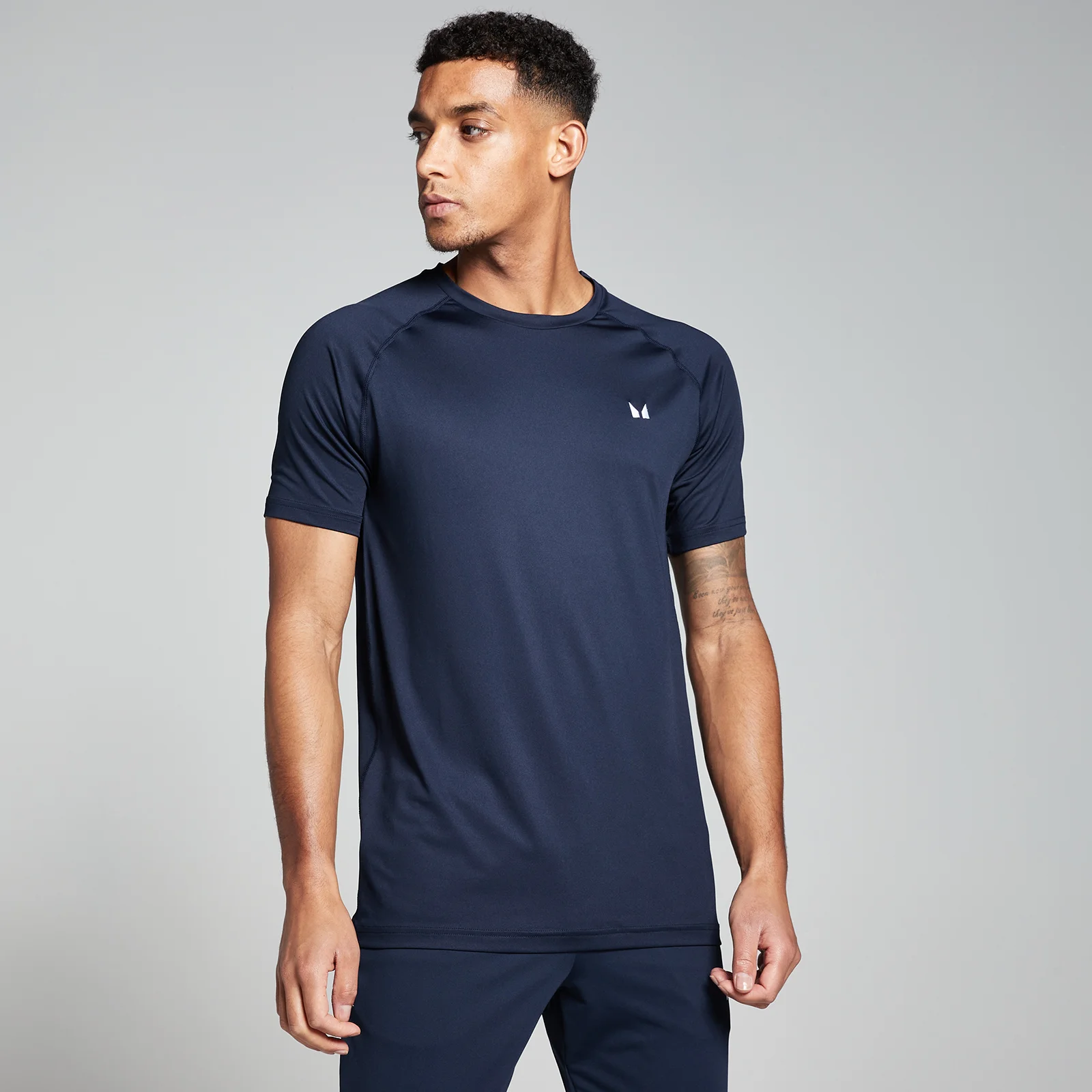 MP Men's Training Short Sleeve T-Shirt - Navy - S Image 1