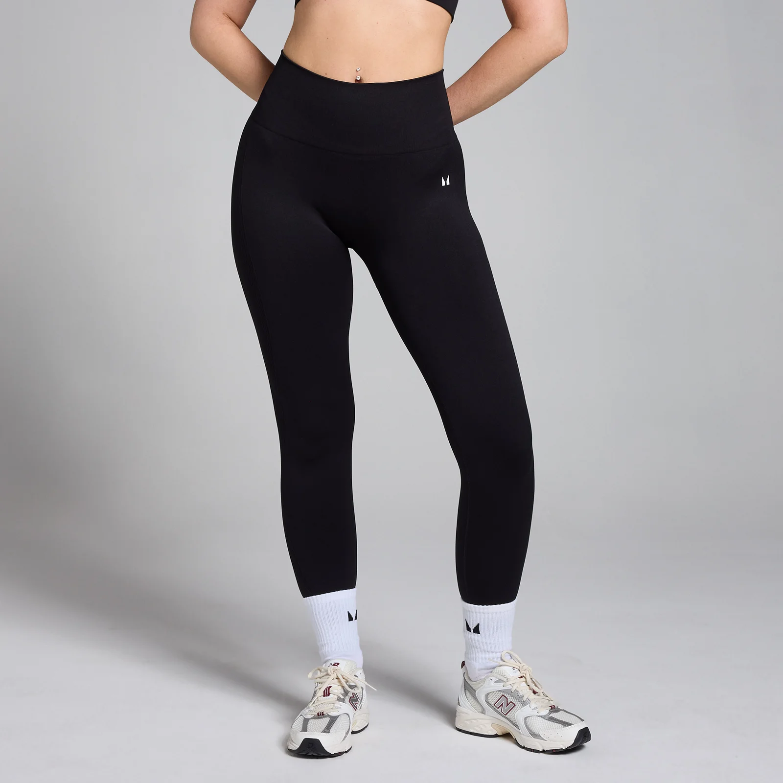 MP Women's Shape Seamless Leggings - Black - XS Image 1