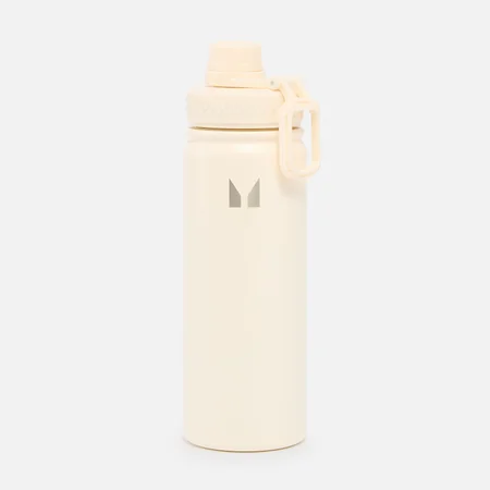 Medium Metal Water Bottle - Natural Cream