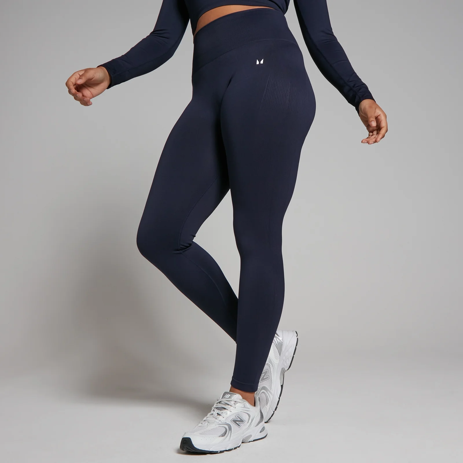 MP Women's Shape Seamless Leggings - Navy - XS Image 1