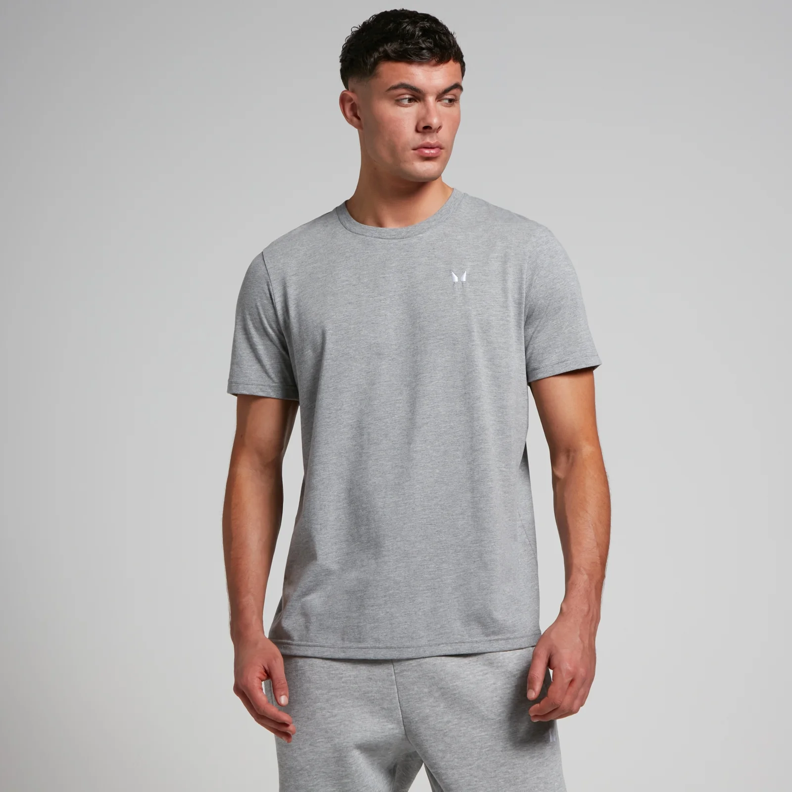 MP Men's Rest Day Short Sleeve T-Shirt - Grey Marl - XS Image 1