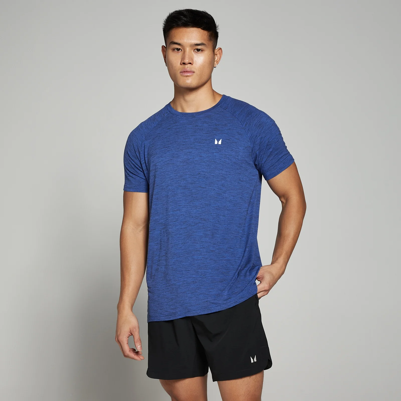 MP Men's Performance Short Sleeve T-Shirt - Cobalt Blue Marl - M Image 1