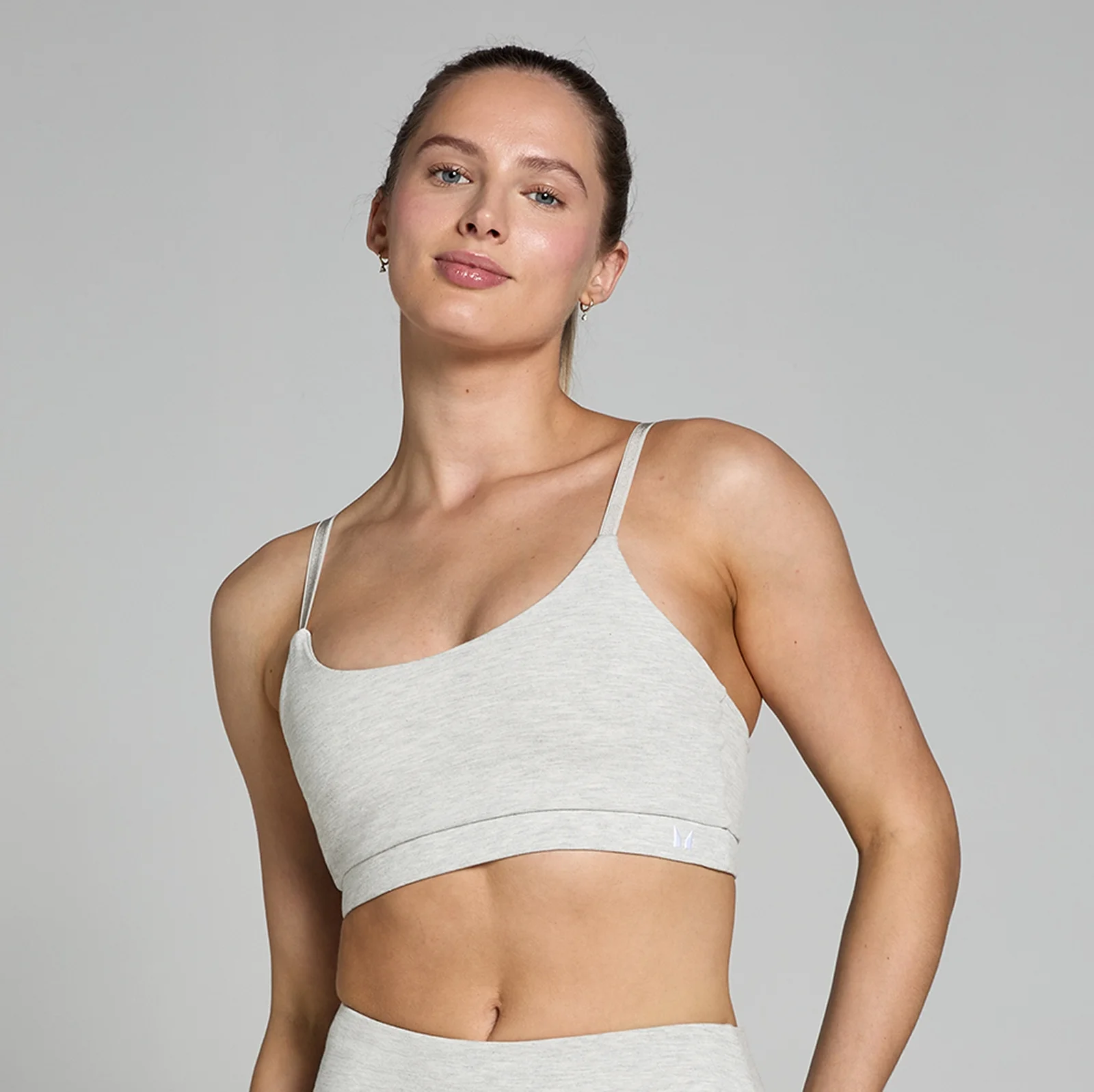 MP Women's Basics Bra - Light Grey Marl - M Image 1