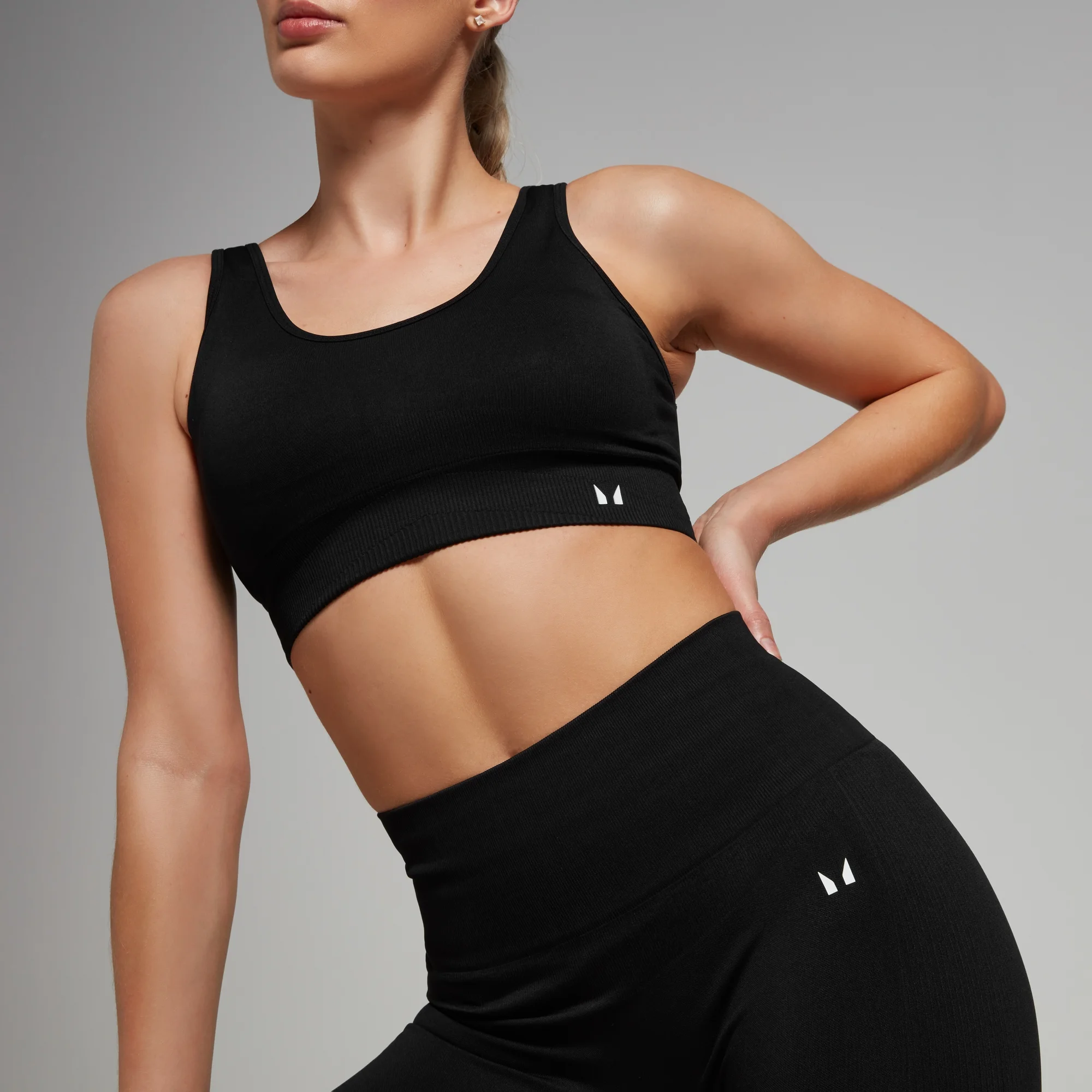 MP Women's Tempo Seamless Bra - Black - XS Image 1