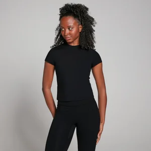 MP Women's Tempo Body Fit Short Sleeve T-Shirt - Black - Size S