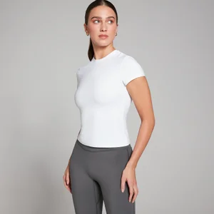 MP Women's Tempo Body Fit Short Sleeve T-Shirt - White - Size S