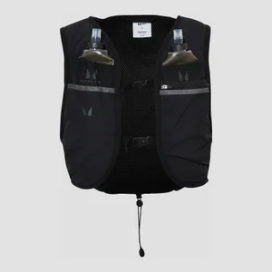 MP Unisex Hydration Vest & 2 Soft Running Bottles Bundle - Black - Size S