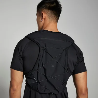 MP Unisex Hydration Vest & 2 Soft Running Bottles Bundle - Black - L Image 7