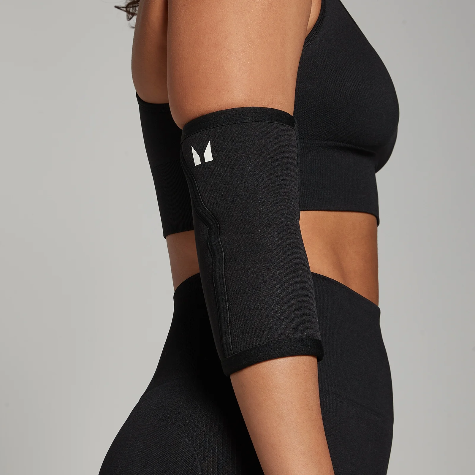 MP Unisex Training Elbow Sleeve Pair - Black - L Image 1