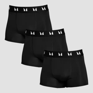 MP Men's Technical Boxers (3 Pack) - Black - Size XS