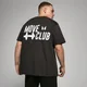 MP Oversized Move Club T-Shirt - Washed Black