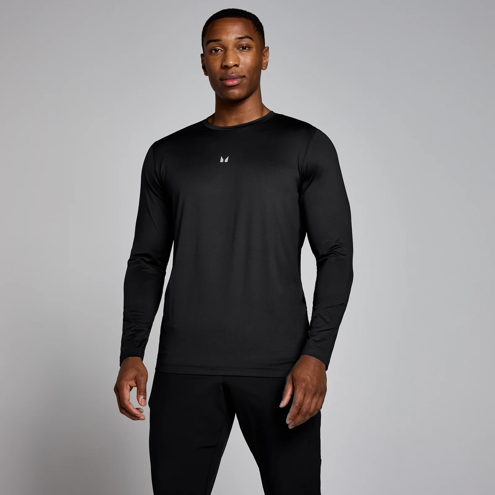 MP Men's Velocity Long Sleeve Top - Black - XS Image 1
