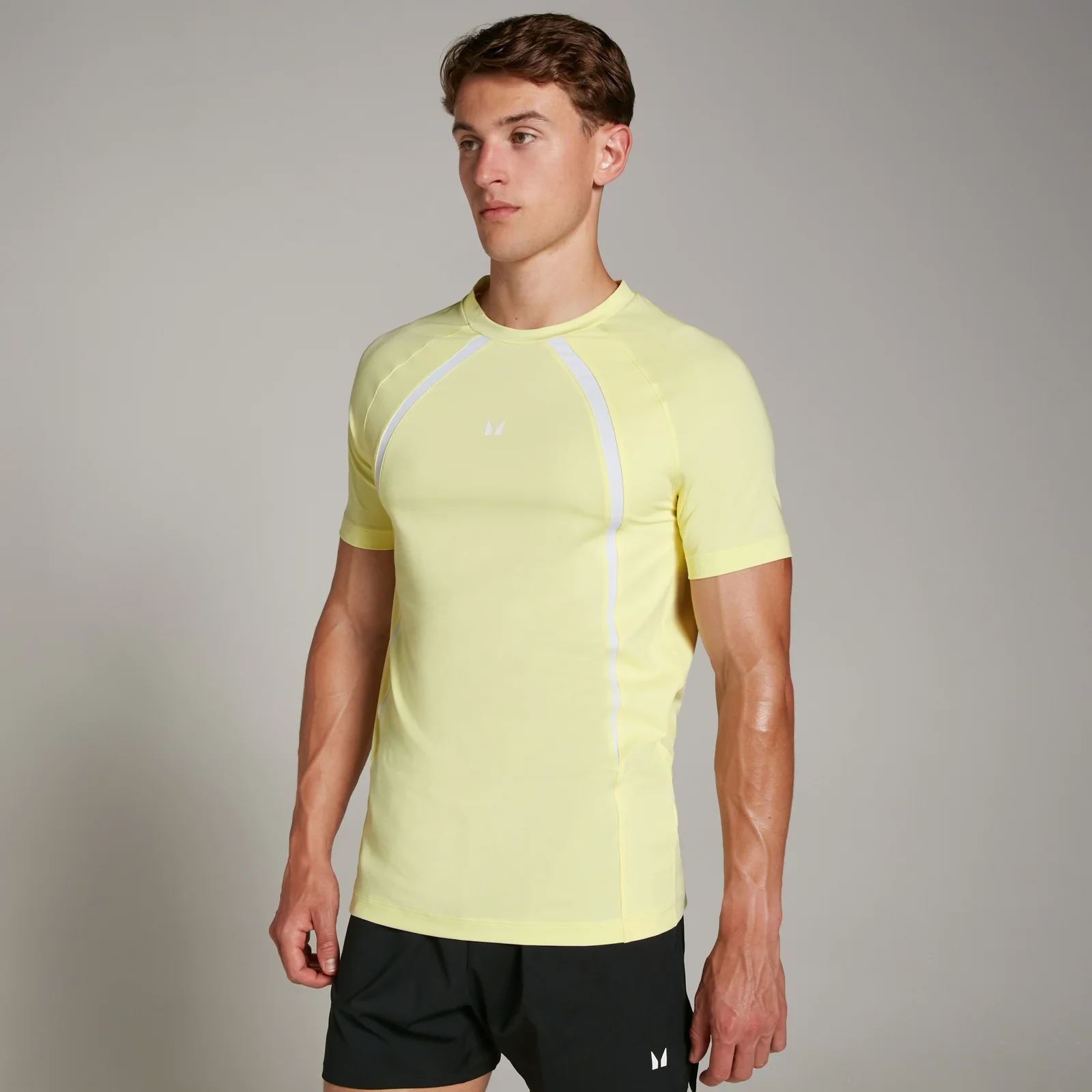 MP Men's Tempo T-Shirt - Yellow Sorbet - S Image 1