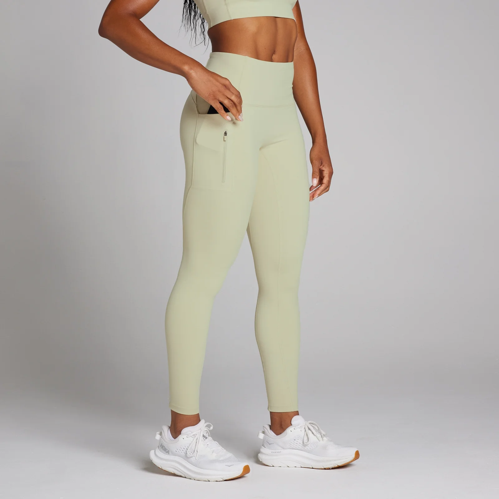 MP Women's Velocity Ultra Leggings - Warm Sage - XS Image 1